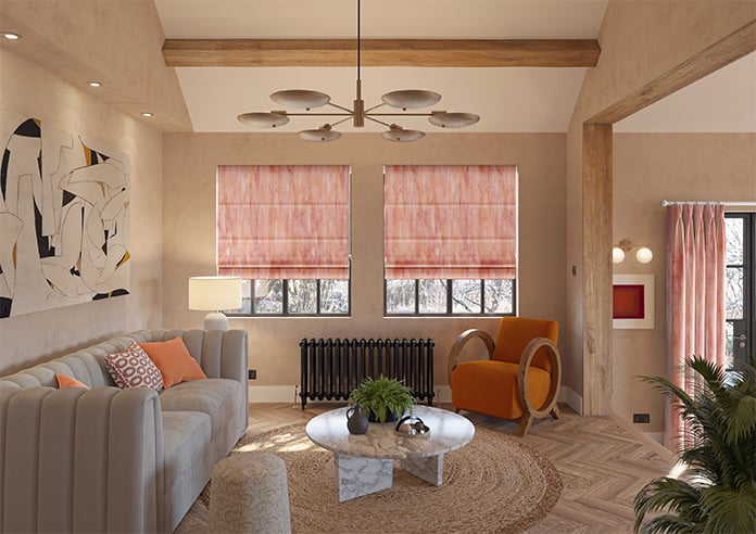 Waterfall, Romance - Motorised Roman Blind - Image 8